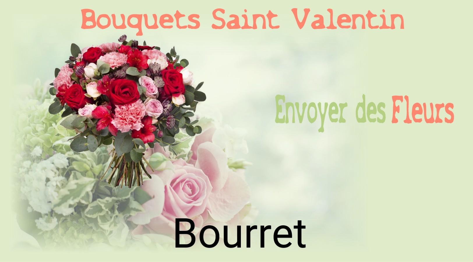 Roses de Saint-Valentin livrées à Bourret